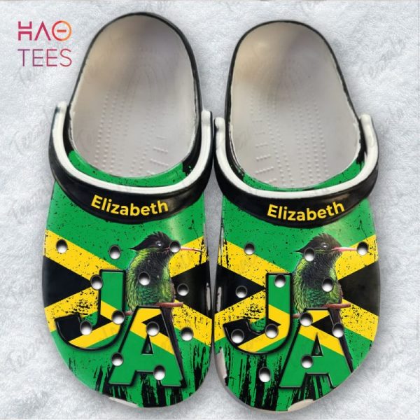 Jamaica JM Flag Personalized Clogs Shoes