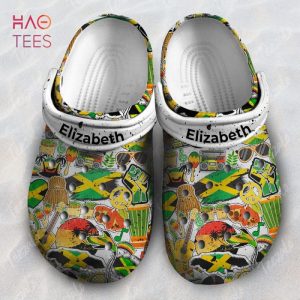 Jamaica Symbols Personalized Clogs Shoes