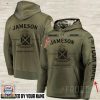 Jameson Irish Whiskey Army Custom Name 3D All Over Print Hoodie