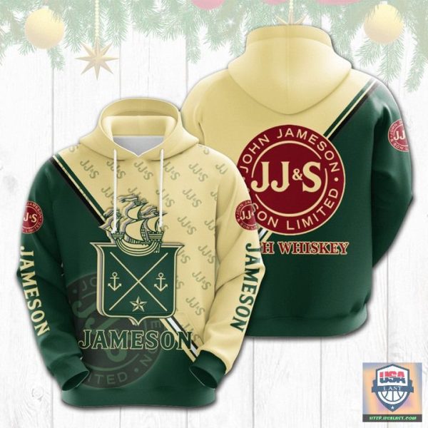 Jameson Whiskey 3D Full Print Hoodie