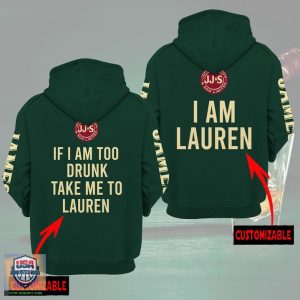 Jameson Whiskey Couple Custom Name 3D Hoodie 02