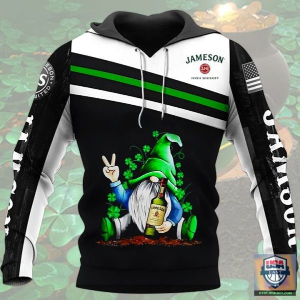 Jameson Whiskey Gnome 3D All Over Print Hoodie