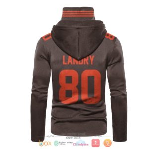 Jarvis Landry 80 Cleveland Browns Nfl 3D Hoodie Mask