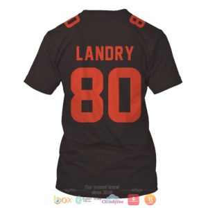 Jarvis Landry 80 Cleveland Browns Nfl 3D Shirt