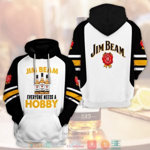 Jim Beam Everyone Needs A Hobby 3D Hoodie