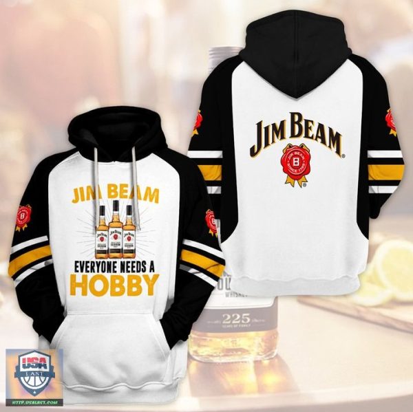 Jim Beam Everyone Needs A Hobby 3D Hoodie