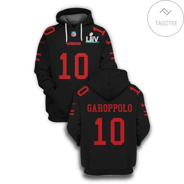 Jimmy Garoppolo No 10 San Francisco 49Ers Hoodie