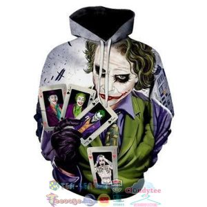 Joker And Cards 3D Hoodie