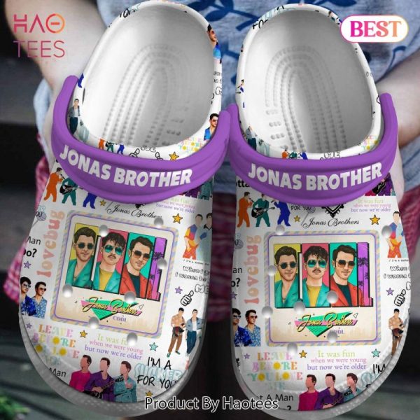 Jonas Brothers Music Crocs Crocband Clogs Shoes Comfortable For Men Women and Kids