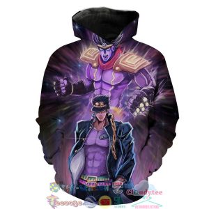 Jotaro Kujo Star Platinum Jojo’S Bizarre Adventure Hoodie 3D