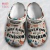 Just A Girl Who Loves Chicken Personalized Crocs Shoes