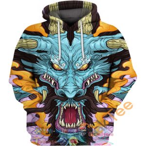 Kaidou Dragon One Piece Hoodie 3D