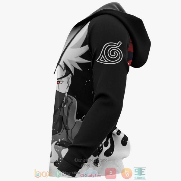 Kakashi Hatake Naruto Anime 3D Hoodie