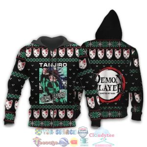 Kamado Tanjiro Demon Slayer Ugly Christmas 3D Hoodie