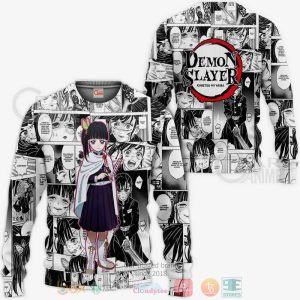 Kanao Tsuyuri Kimetsu Anime Mix Manga 3D Hoodie