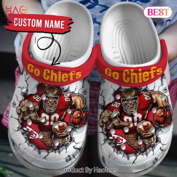 Kansas City Chiefs Mahomes NFL Sport Crocs Crocband Clogs Shoes Comfortable For Men Women and Kids