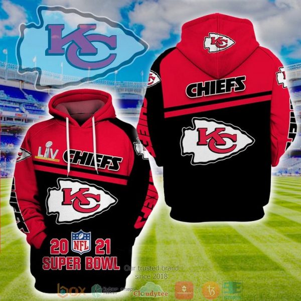 Kansas City Chiefs Nfl 2021 Super Bowl 3D Hoodie