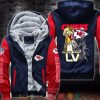 Kansas City Chiefs Nfl Super Bowl Liv 3D Fleece Hoodie