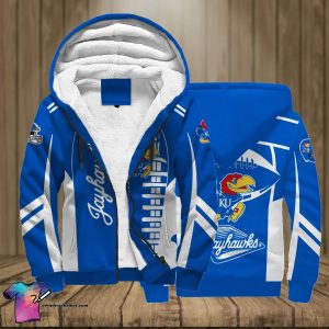 Kansas Jayhawks Basketball Team Full Print Fleece Hoodie