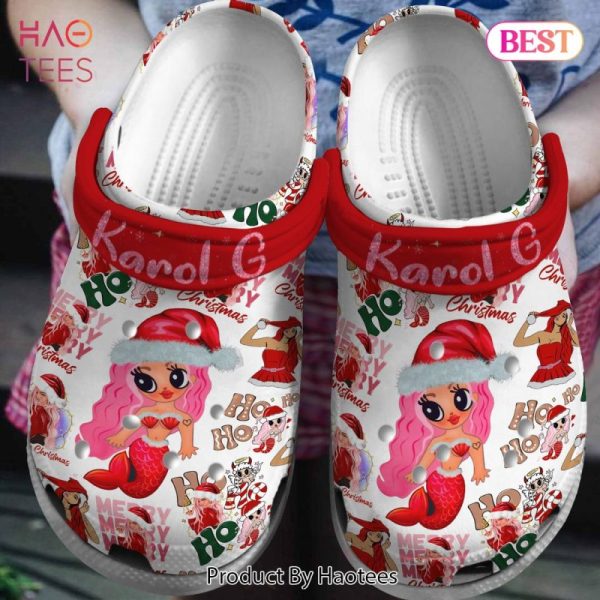 Karol G Christmas Music Crocs Crocband Clogs Shoes Comfortable For Men Women and Kids