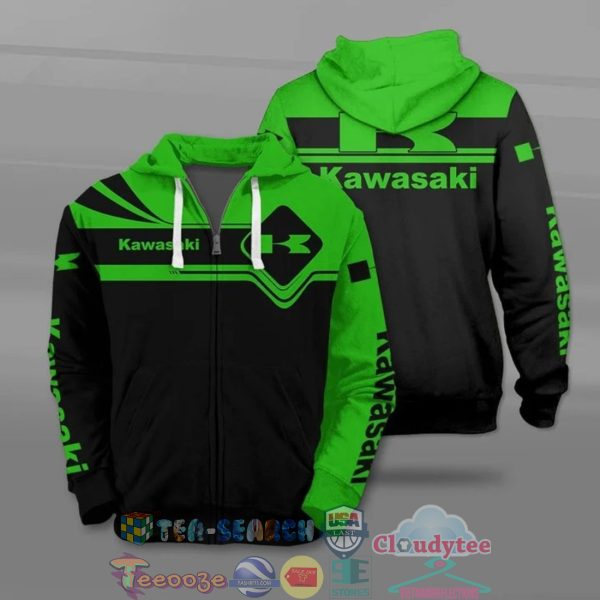 Kawasaki All Over Printed T-Shirt Hoodie