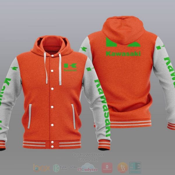 Kawasaki Car Baseball Jacket Hoodie