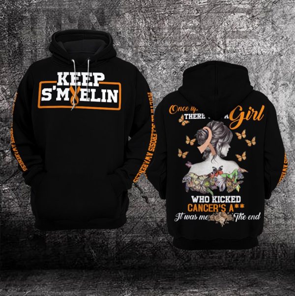 Keep S’Myelin Multiple Sclerosis Awareness 3D Hoodie – Limited Edition