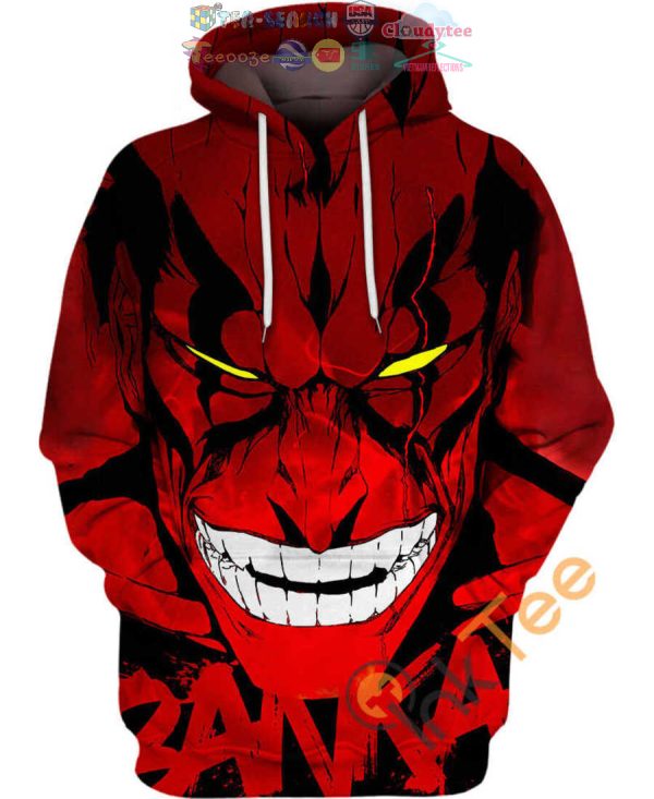 Kenpachi Ogre Bleach Hoodie 3D