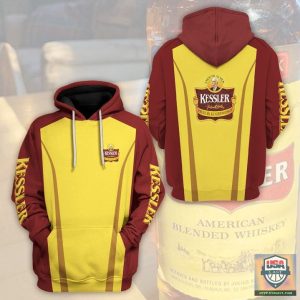 Kessler Whiskey 3D All Over Print Hoodie