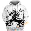 Kirishima Eijirou Ink Splatter My Hero Academia Hoodie 3D