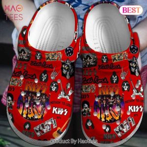 Kiss Let’s Me Rock Band Music Crocs Crocband Clogs Shoes Comfortable For Men Women and Kids