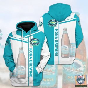 Kona Brewing Beer 3D All Over Print Hoodie