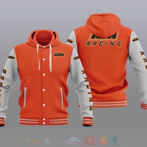 Ktm Racing Car Baseball Jacket Hoodie