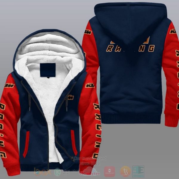 Ktm Racing Car Fleece Hoodie