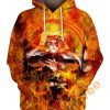 Kyojuro Rengoku Flame Pillar Demon Slayer Hoodie 3D