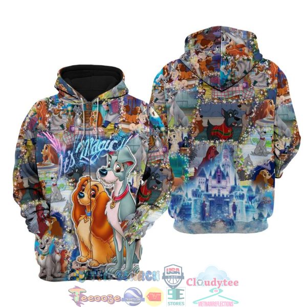 Lady And The Tramp Disney It’S Magic Hoodie 3D