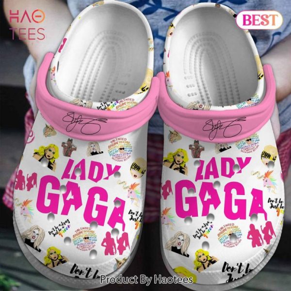 Lady Gaga Music Crocs Crocband Clogs Shoes Comfortable For Men Women and Kids