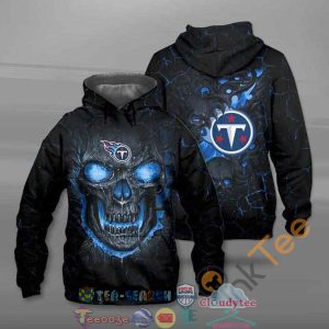 Lava Skull Nfl Tennessee Titans Hoodie 3D