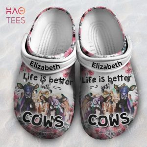 Life Is Better With Cows Personalized Crocs Shoes