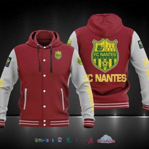 Ligue 1 Fc Nantes Baseball Hoodie Jacket