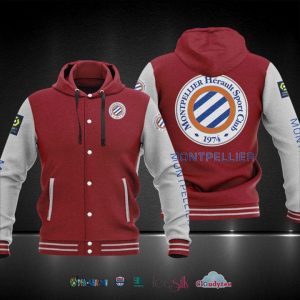 Ligue 1 Montpellier Hsc Baseball Hoodie Jacket