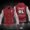 Ligue 1 Olympique Lyonnais Baseball Hoodie Jacket