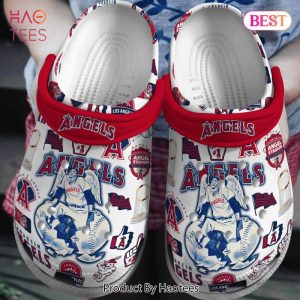 Los Angeles Angels MLB Sport Crocs Crocband Clogs Shoes Comfortable For Men Women and Kids