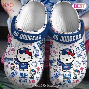 Los Angeles Dodgers Baseball MLB SportCrocs Crocband Clogs Shoes Comfortable For Men Women and Kids