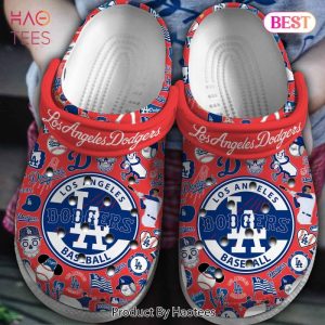 Los Angeles Dodgers MLB Sport Crocs Crocband Clogs Shoes Comfortable For Men Women and Kids Exclusive