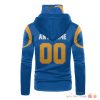 Los Angeles Rams Blue 3D Hoodie Mask