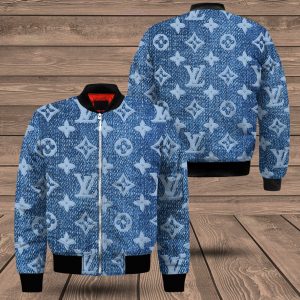 Louis Vuitton Blue Pattern Hoodie