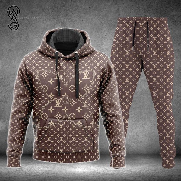 Louis Vuitton Monogram Combo Hoodie And Pants