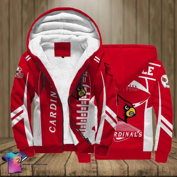 Louisville Cardinals Sport Full Print Fleece Hoodie