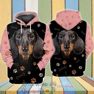 Love Dachshund Dog 3D Hoodie